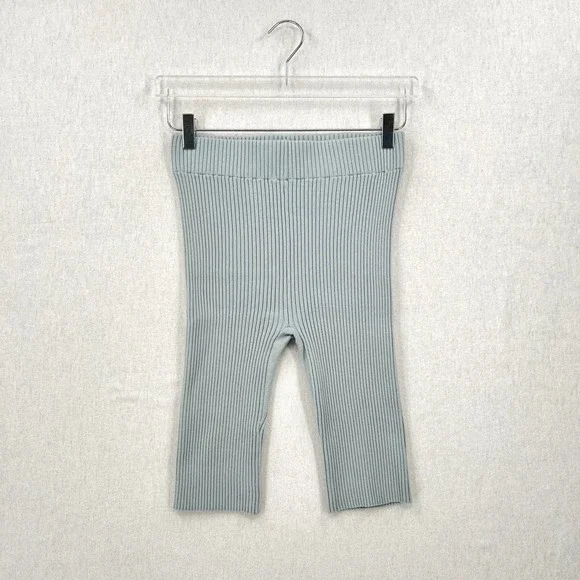 LUNYA Lounge Shorts Womens Large Chilled Blue Cozy Cotton Silk Bike Shorts NEW - Picture 3 of 14